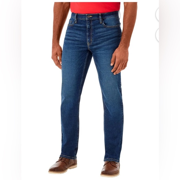 Member's Mark Men's Straight Fit Premium Stretch Denim Jeans - Picture 1 of 9